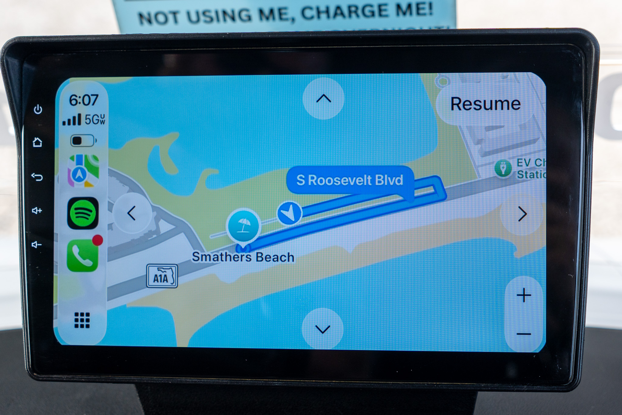 Golf cart GPS navigation map
